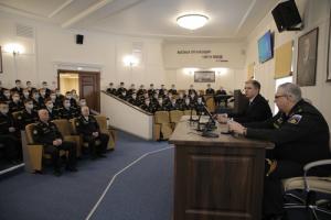Михаил Романов посетил Нахимовское военно-морское училище в Санкт-Петербурге