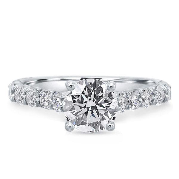 Italo Classic Engagement Ring Sterling Silver Ring Affordable