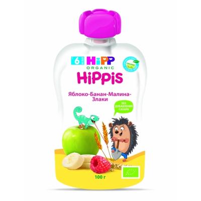 Обновленные пюре в мягкой упаковке от HiPP: веселый перекус с забавными героями