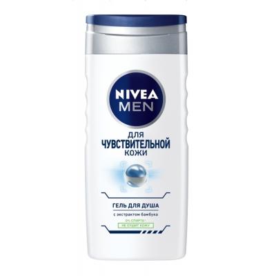 Бережное очищение и забота о чувствительной коже с гелем для душа от NIVEA MEN
