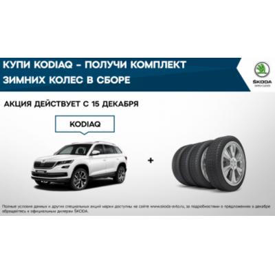 Комплект зимних колес при покупке ŠKODA KODIAQ от ГК «АвтоСпецЦентр»