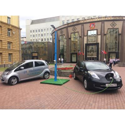 «Ростелеком» представил зарядку для электромобилей в Мособлдуме
