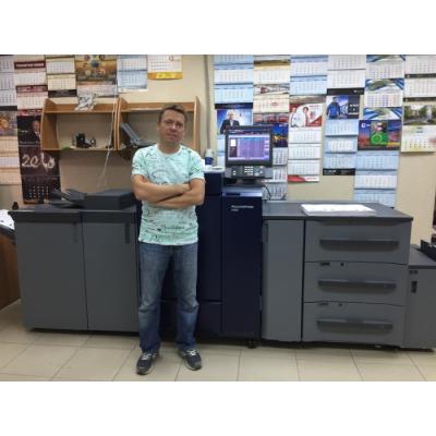 В типографии «Белый ветер» запущена вторая цифровая печатная машина Konica Minolta