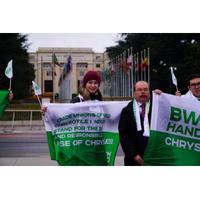 В Женеве прошел митинг в поддержку хризотила!