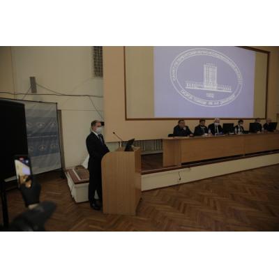 Михаил Романов принял участие в представлении коллективу нового директора НИИ скорой помощи имени Джанелидзе