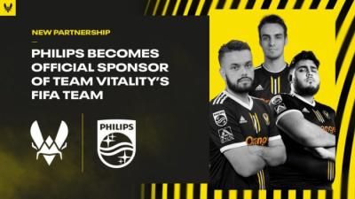 Команда Team Vitality по FIFA объявляет о партнерстве c Philips Monitors