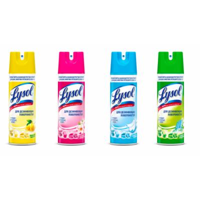 Lysol выпустил новые ароматы дезинфицирующего аэрозоля