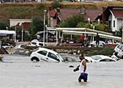 Сильнейшее наводнение в Стамбуле