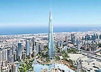 Новый мировой рекорд башни Burj Dubai