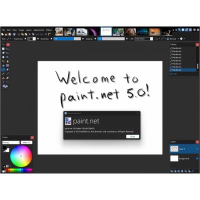 Графический редактор Paint.NET получил крупнейшее обновление 5.0