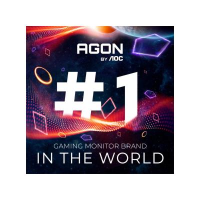 AGON by AOC занимает первое место среди ведущих мировых брендов игровых мониторов