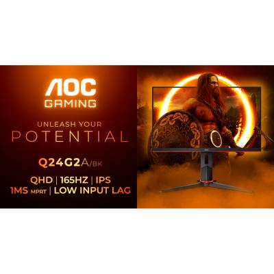 AGON by AOC представляет новый 24-дюймовый игровой монитор AOC GAMING Q24G2A/BK
