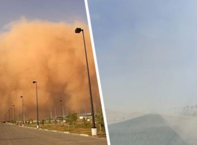 Хургаду накрыла песчаная буря: туристы попрятались в отелях