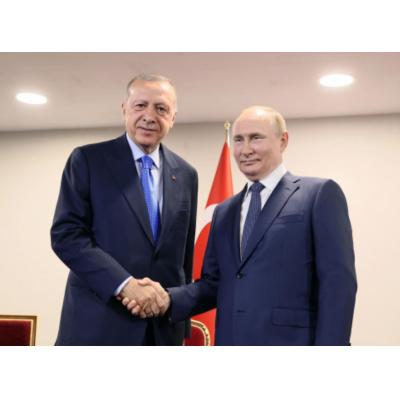 Президент России Владимир Путин и турецкий лидер Реджеп Эрдоган проведут переговоры в Сочи 4 сентября