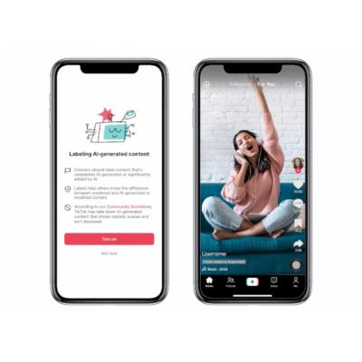 TikTok ввёл маркировку для контента, созданного с помощью ИИ
