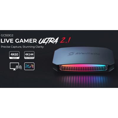AVerMedia выпустила внешнюю карту видеозахвата Live Gamer ULTRA 2.1 с поддержкой HDMI 2.1
