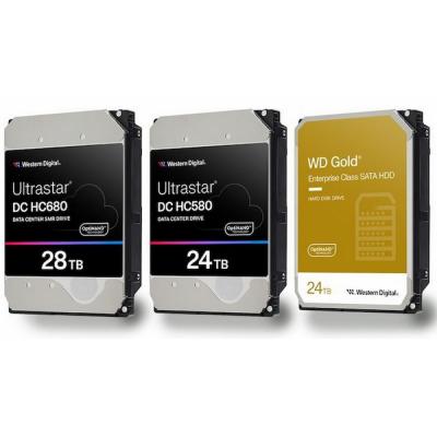 WD начала массово поставлять 24-Тбайт HDD с CMR-записью и наращивает производство SMR-дисков на 28 Тбайт