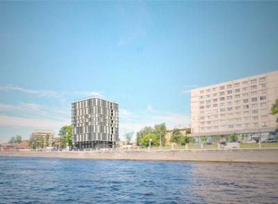 На берегу Невы началось строительство нового апарт-отеля