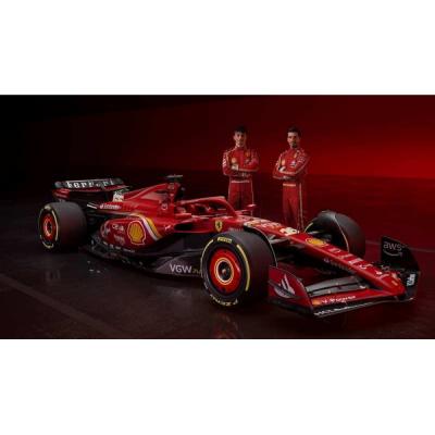 Ferrari показала новую машину SF-24 красного цвета для сезона-2024 в Формуле 1