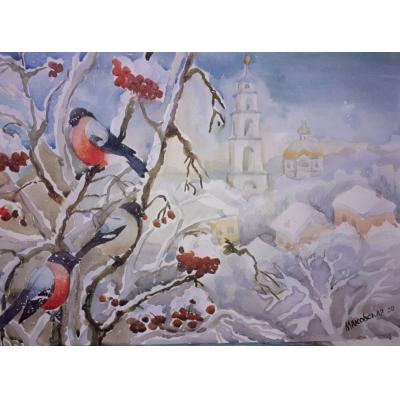 Выставка акварельных картин Людмилы Маковской откроется 5 марта в каширской библиотеке