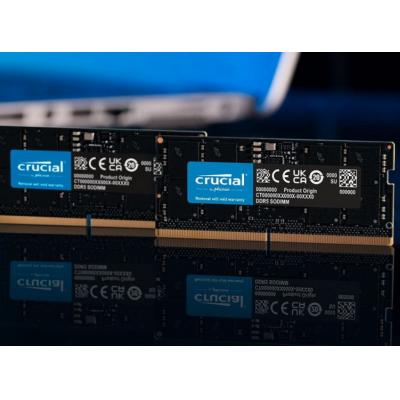 Crucial выпустит модули памяти SO-DIMM DDR5 объёмом 12 Гбайт для ноутбуков