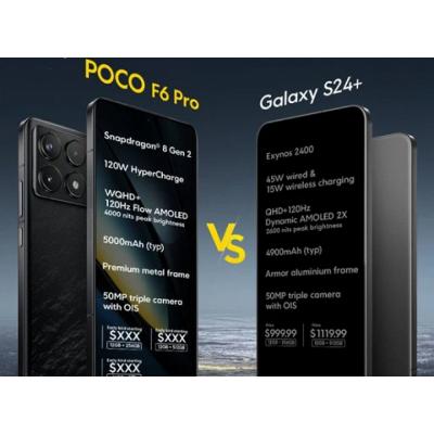 Poco F6 Pro будет лучше, чем Samsung Galaxy S24+. Как Poco троллит Samsung перед запуском своего нового смартфона