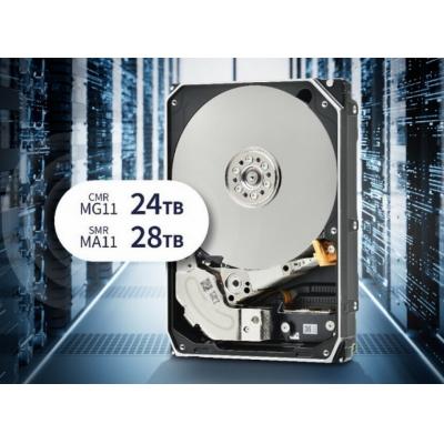 Toshiba представила жёсткие диски с записью CMR объёмом до 24 Тбайт и с SMR до 28 Тбайт
