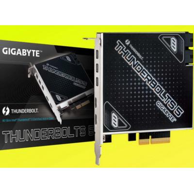 Gigabyte представила карту, которая превратит PCIe 4.0 x4 в два порта Thunderbolt 5