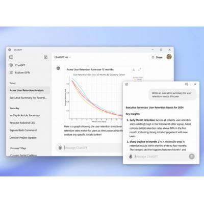 ChatGPT теперь доступен в Windows в виде отдельного приложения
