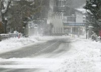 В Австрии неожиданно выпал снег