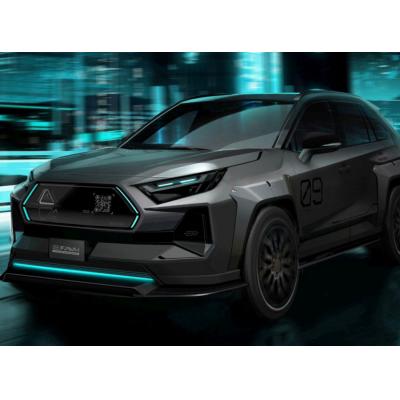 Toyota RAV4 превратили в футуристичный шоу-кар