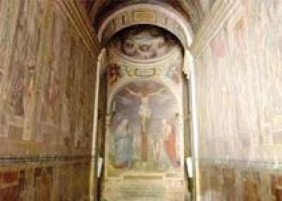 В Риме надпись на стене базилики вызвала переполох