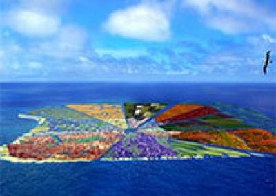 Голландцы построят пластиковый остров размером с Гавайи