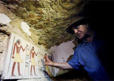 В Египте найдена двойная гробница с яркими фресками