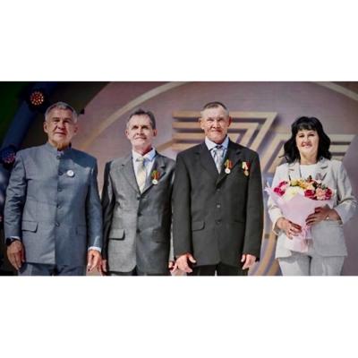 Сотрудница Нижнекамского завода грузовых шин награждена медалью «За доблестный труд»