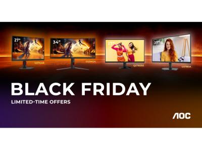 AOC представляет новейшую линейку мониторов к Черной пятнице
