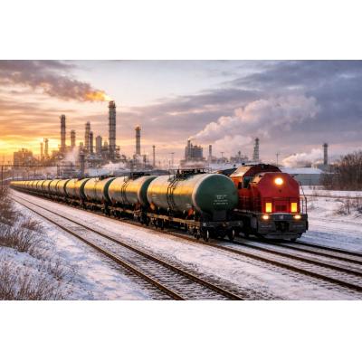 Объем реализации нефтепродуктов через ОТП РЖД в декабре превысил 1 000 000 тонн