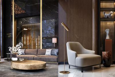 «Прикосновение Мидаса»: новая концепция лобби в башне Petrovsky Park Tower жилого квартала «Прайм Парк»