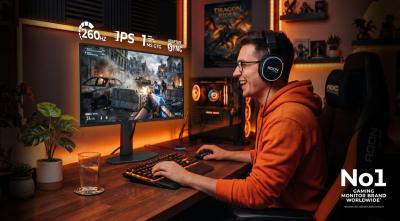 Монитор AOC GAMING 25G4ZR обеспечивает частоту обновления кадров 260 Гц