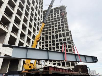 Небесная линия в бетоне: в Петербурге начали строить первый мост между жилыми башнями