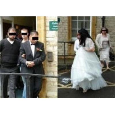 Жениха и невесту арестовали во время свадьбы