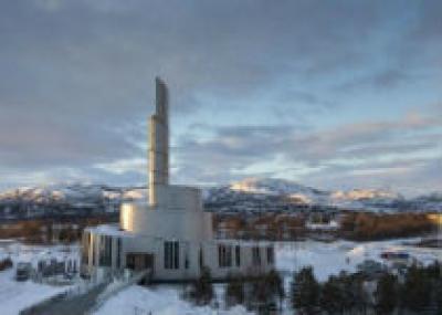 В Норвегии построили храм, чтобы наблюдать за северным сиянием