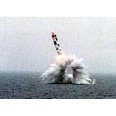В Баренцевом море проведены испытания баллистической ракеты