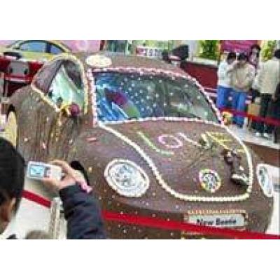 Китаец создал шоколадный автомобиль