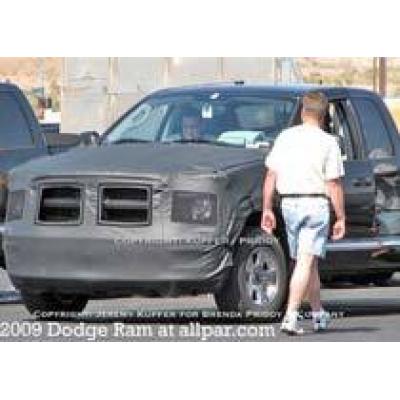 Опубликованы `шпионские` фото пикапа Dodge Ram 2009