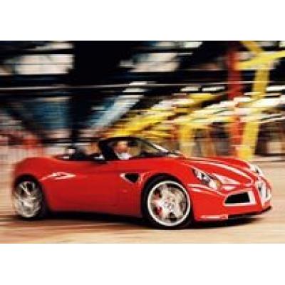 Открытый Alfa Romeo 8C выпустят в 2008 году