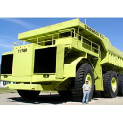 Самый большой грузовик в мире Terex Titan