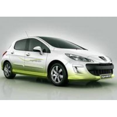 Peugeot 308 Hybrid HDi - дизельно-электрический концепт