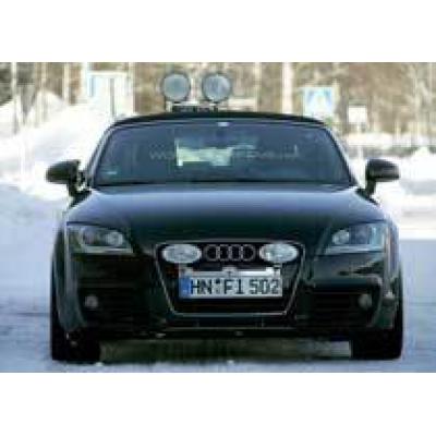 Audi TT-RS снова заснят на тестах