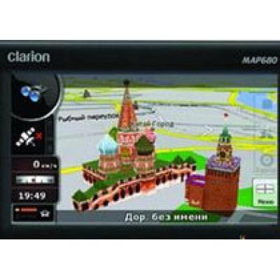 На российском рынке появился новейший навигатор Clarion MAP680